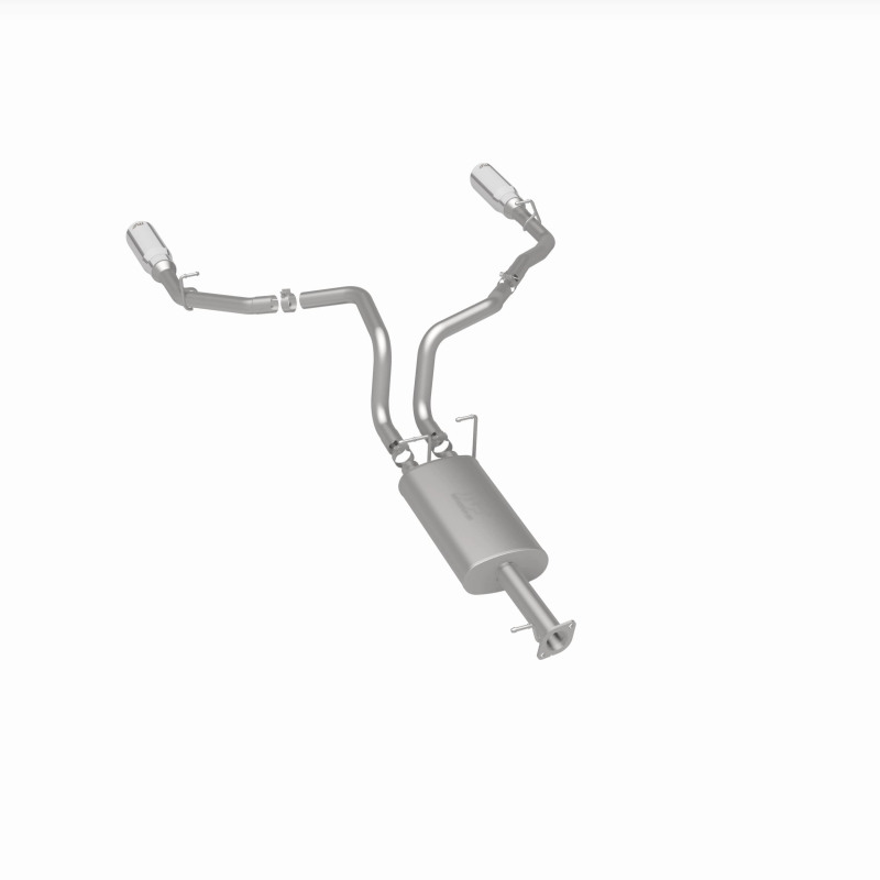 Ram 1500 Performance Exhaust - Rear - Magnaflow - Street Series Cat-Back, Dual Split Rear Exit, 5in. Polished Welded-On Double Wall Tips - Polished - `19-`23