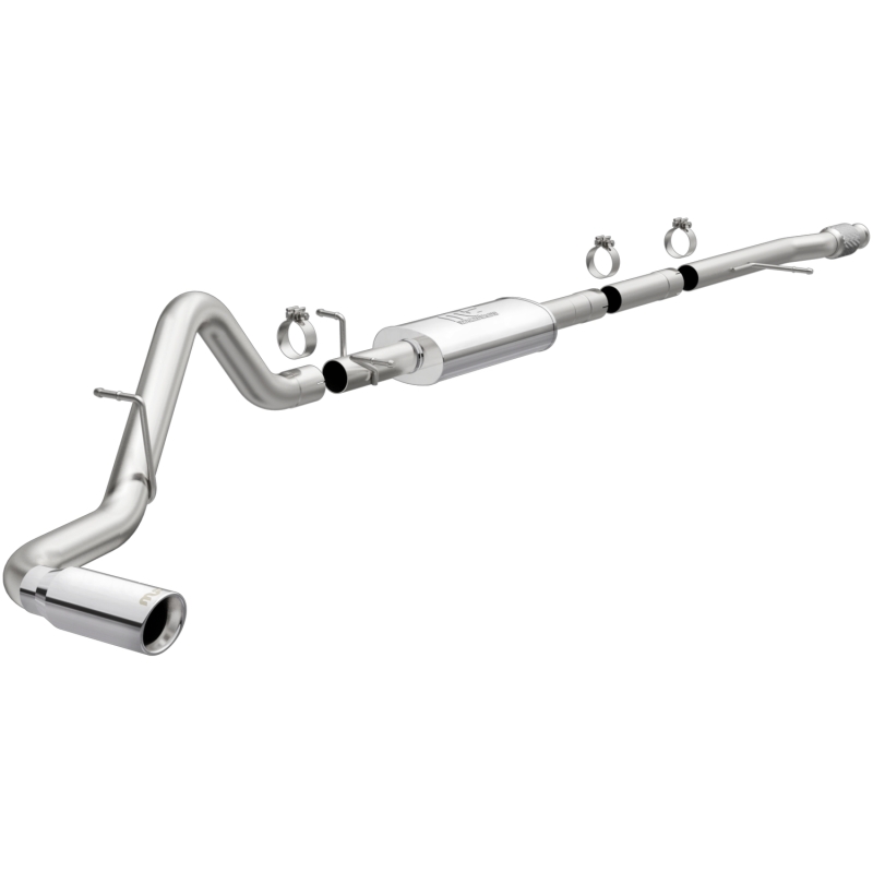 Chevrolet Silverado 1500 Performance Exhaust - Single Passenger Side Rear - Magnaflow - Street Series Cat-Back - Polished - 2019