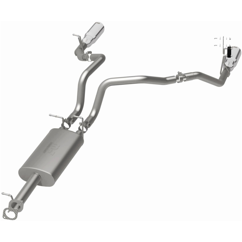Ram 1500 Performance Exhaust - Rear - Magnaflow - Street Series Cat-Back Dual Rear Exit - Polished - `19-`25