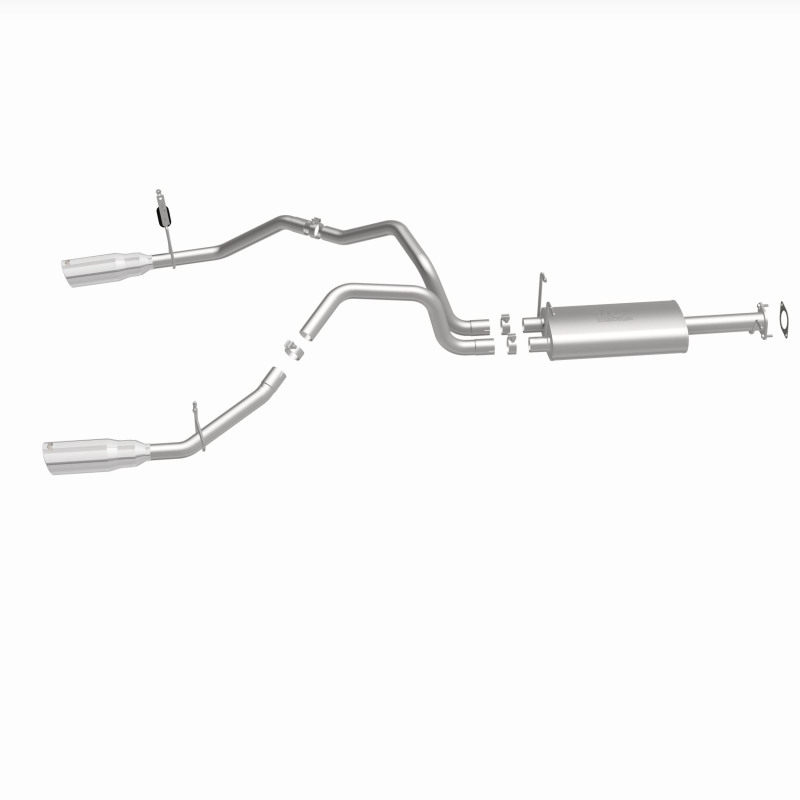 Ram 1500 Performance Exhaust - Rear - Magnaflow - Street Series Cat-Back Dual Rear Exit - Polished - `19-`25