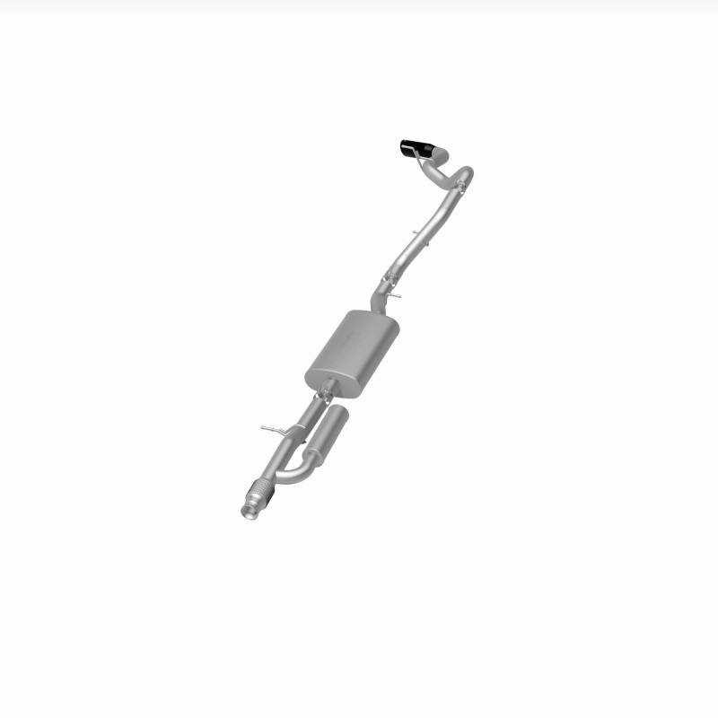 Chevrolet Tahoe Performance Exhaust - Single Passenger Side Rear Exit - Magnaflow - Street Series, Cat-Back, No Drone Technology, Stainless Steel with Black Chromed Tip - Black - `21-`25