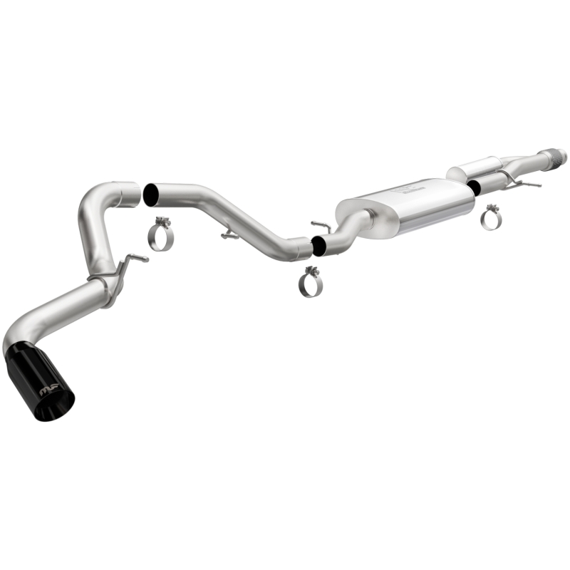 GMC Yukon XL Performance Exhaust - Single Rear Exit - Magnaflow - Street Series Cat-Back - Black Chrome - `21-`25