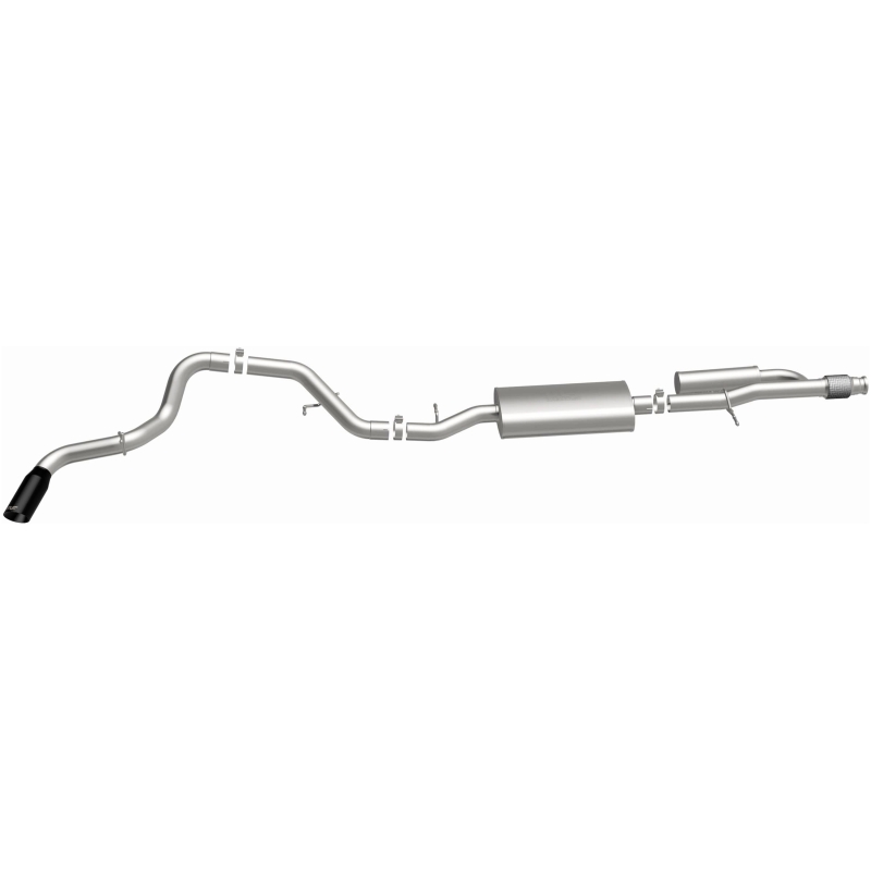 GMC Yukon XL Performance Exhaust - Single Rear Exit - Magnaflow - Street Series Cat-Back - Black Chrome - `21-`25