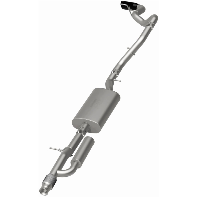 GMC Yukon XL Performance Exhaust - Single Rear Exit - Magnaflow - Street Series Cat-Back - Black Chrome - `21-`25