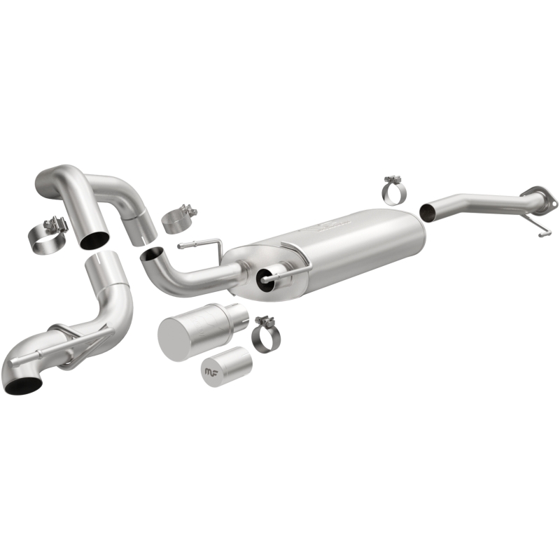 Toyota 4Runner Performance Exhaust - Passenger-side rear - Magnaflow - Overland Series Cat-Back - `03-`24