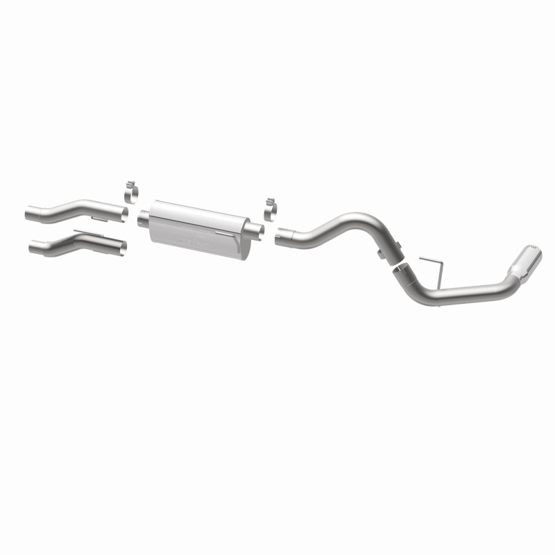 Ford F-150 Performance Exhaust - Passenger-side exit - Magnaflow - Street Series Cat-Back - Polished - `15-`25