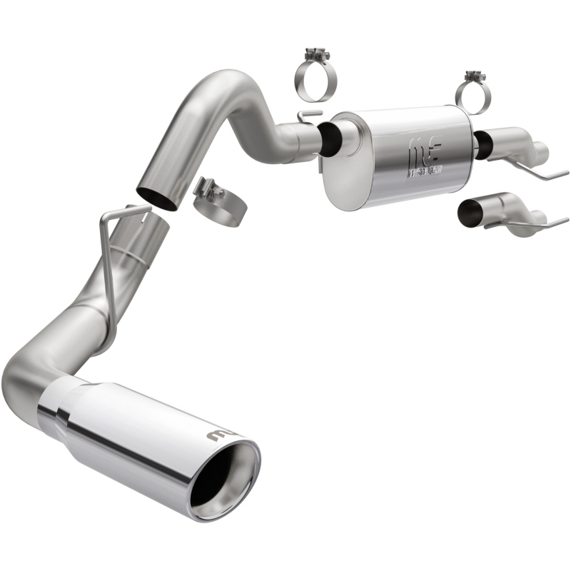 Ford F-150 Performance Exhaust - Passenger-side exit - Magnaflow - Street Series Cat-Back - Polished - `15-`25