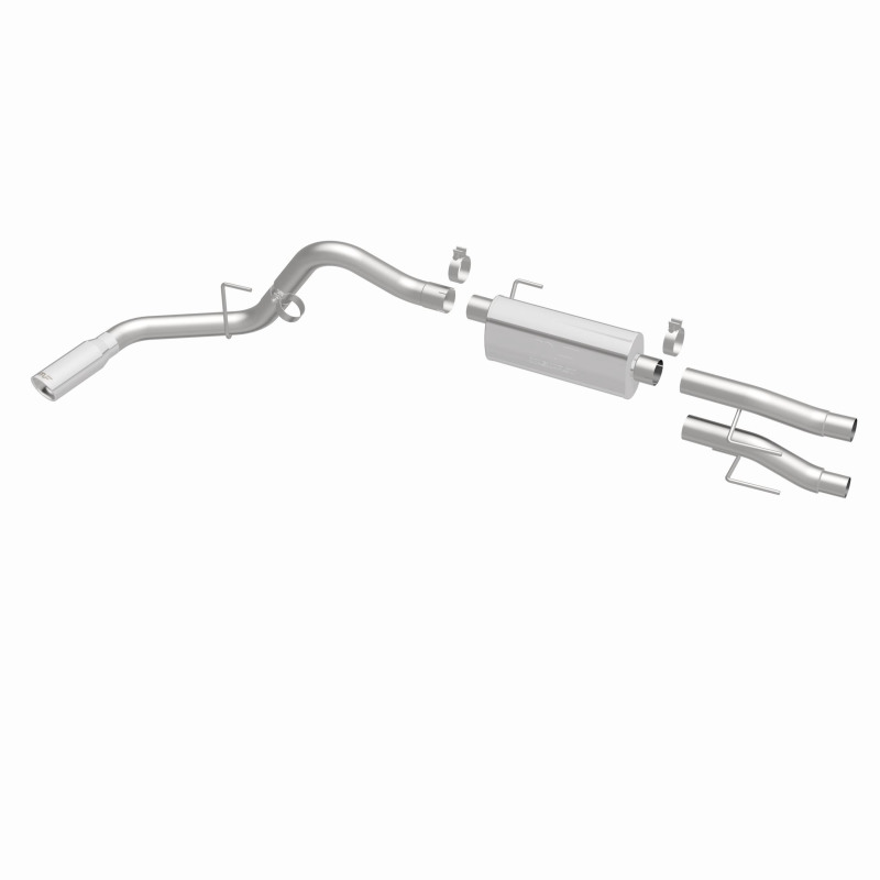 Ford F-150 Performance Exhaust - Passenger-side exit - Magnaflow - Street Series Cat-Back - Polished - `15-`25