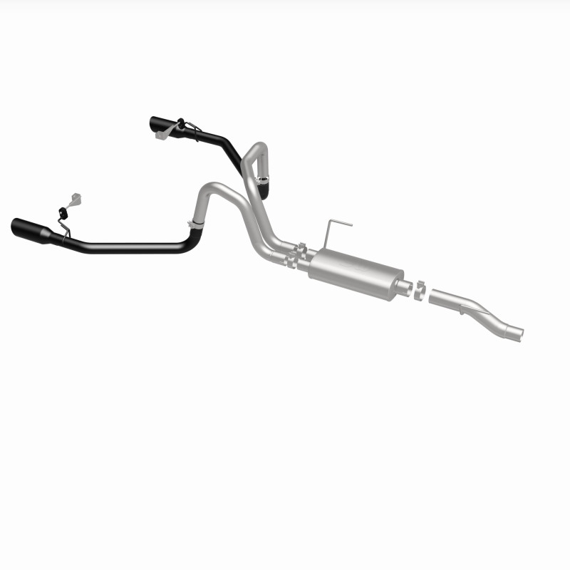 Ford F-150 Performance Exhaust - Dual-Split Rear Exit - Magnaflow - Street Series Cat-Back - Black - `21-`25