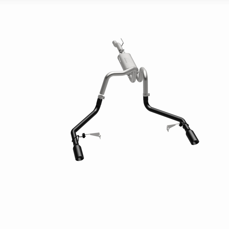 Ford F-150 Performance Exhaust - Dual-Split Rear Exit - Magnaflow - Street Series Cat-Back - Black - `21-`25