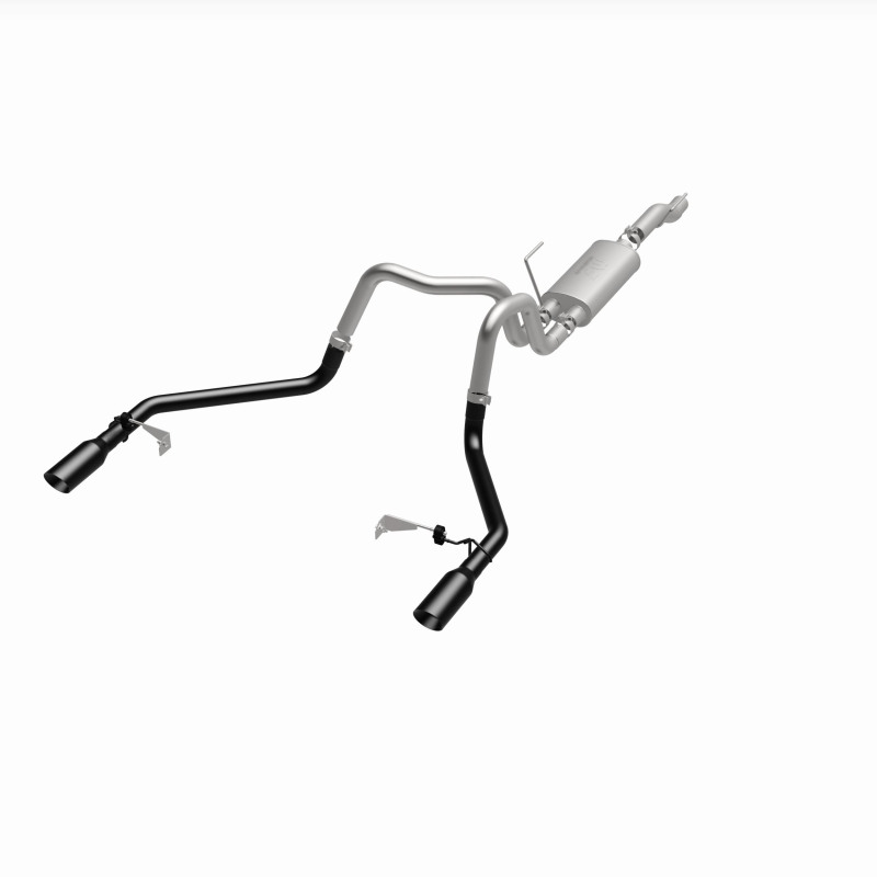 Ford F-150 Performance Exhaust - Dual-Split Rear Exit - Magnaflow - Street Series Cat-Back - Black - `21-`25