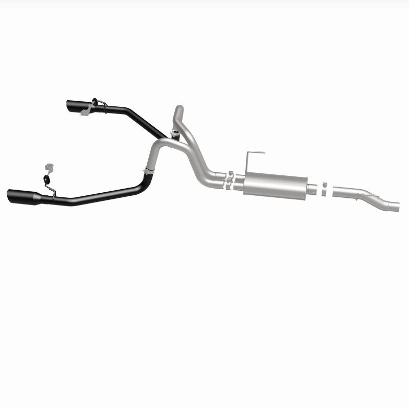 Ford F-150 Performance Exhaust - Dual-Split Rear Exit - Magnaflow - Street Series Cat-Back - Black - `21-`25