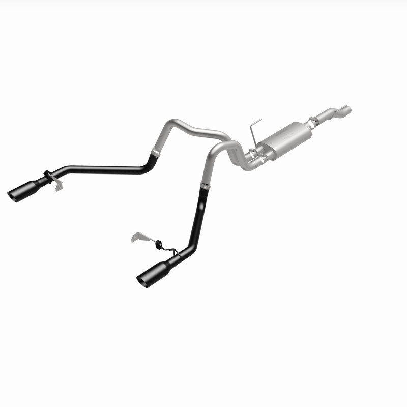 Ford F-150 Performance Exhaust - Dual-Split Rear Exit - Magnaflow - Street Series Cat-Back - Black - `21-`25