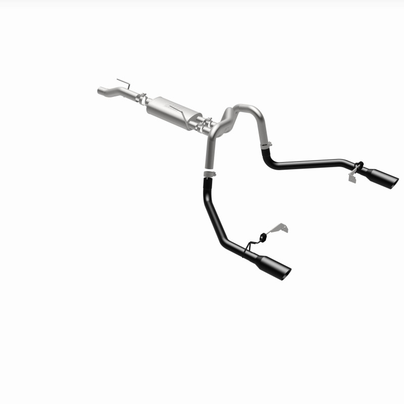 Ford F-150 Performance Exhaust - Dual-Split Rear Exit - Magnaflow - Street Series Cat-Back - Black - `21-`25