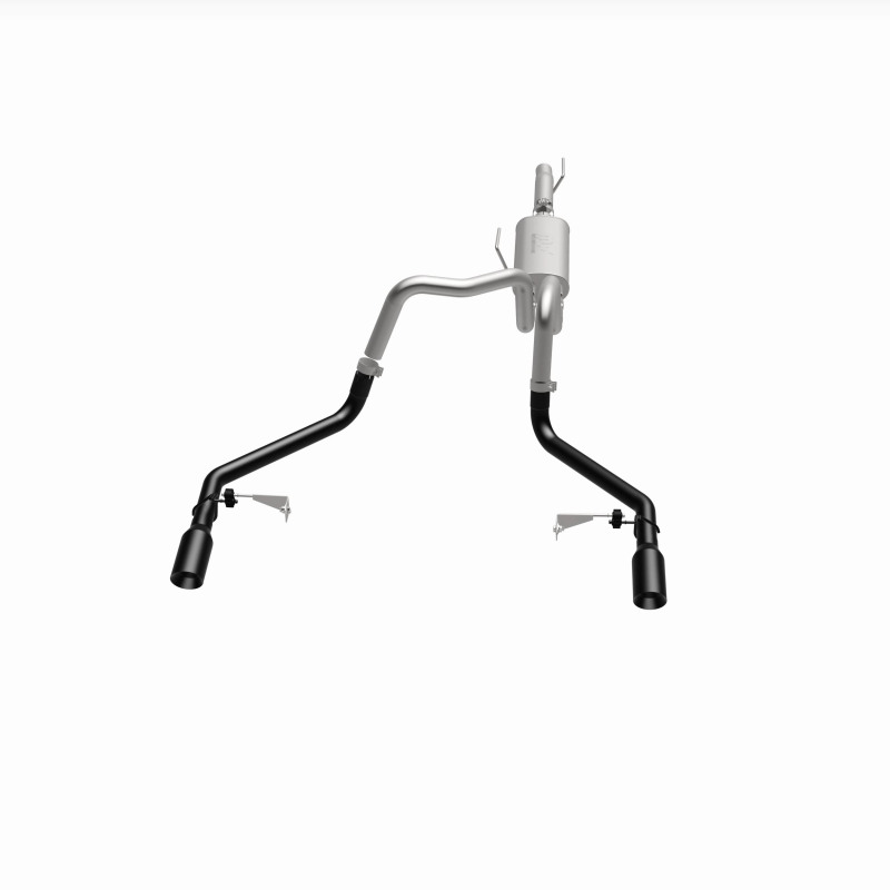 Ford F-150 Performance Exhaust - Dual-Split Rear Exit - Magnaflow - Street Series Cat-Back - Black - `21-`25