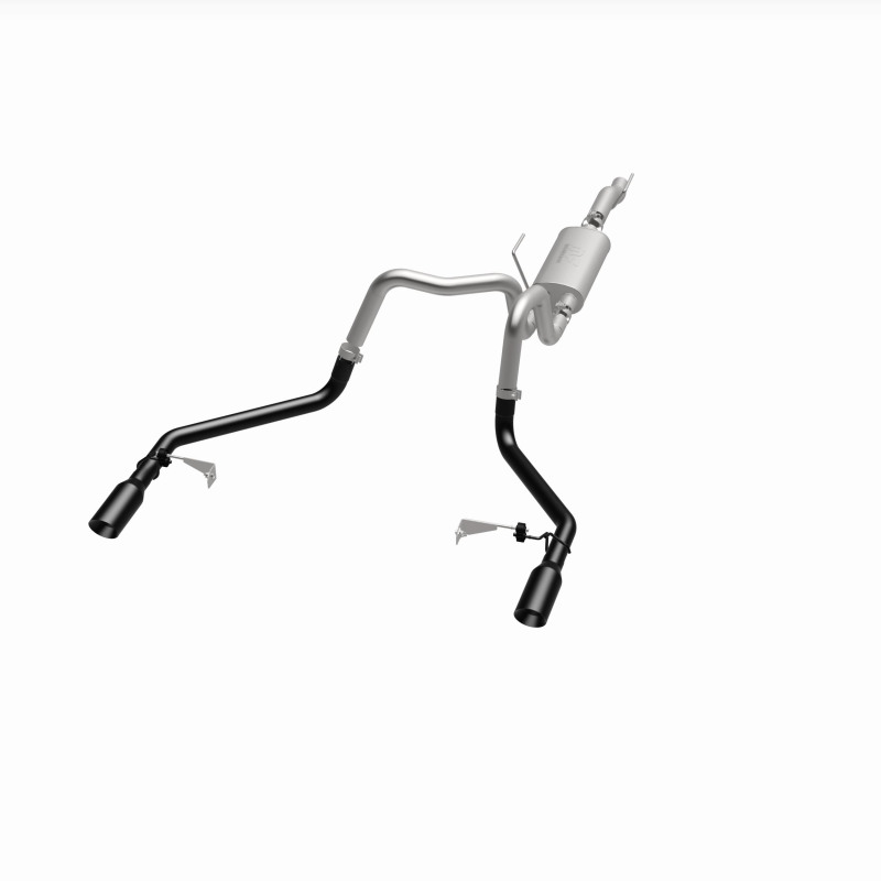 Ford F-150 Performance Exhaust - Dual-Split Rear Exit - Magnaflow - Street Series Cat-Back - Black - `21-`25