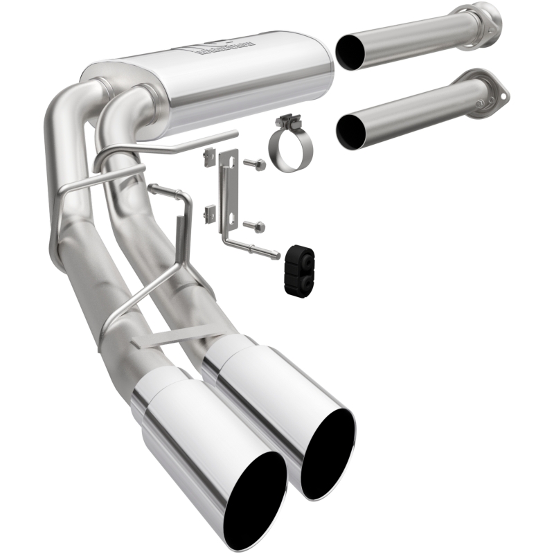 Ford F-150 Performance Exhaust - Magnaflow - Street Series Cat Back - Polished - `15-`25