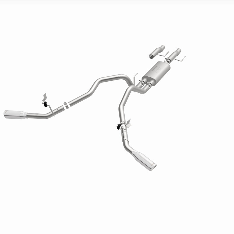 Ford F-150 Performance Exhaust - Rear - Magnaflow - Street Series Cat Back, Dual Tips - Polished - `15-`25