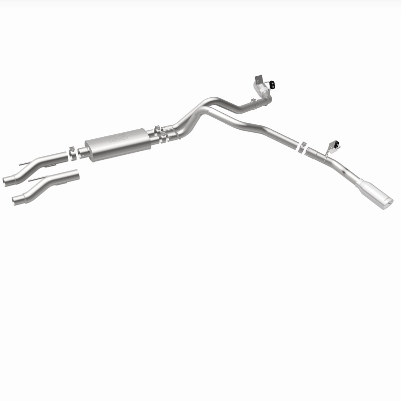 Ford F-150 Performance Exhaust - Rear - Magnaflow - Street Series Cat Back, Dual Tips - Polished - `15-`25