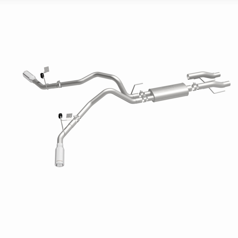 Ford F-150 Performance Exhaust - Rear - Magnaflow - Street Series Cat Back, Dual Tips - Polished - `15-`25