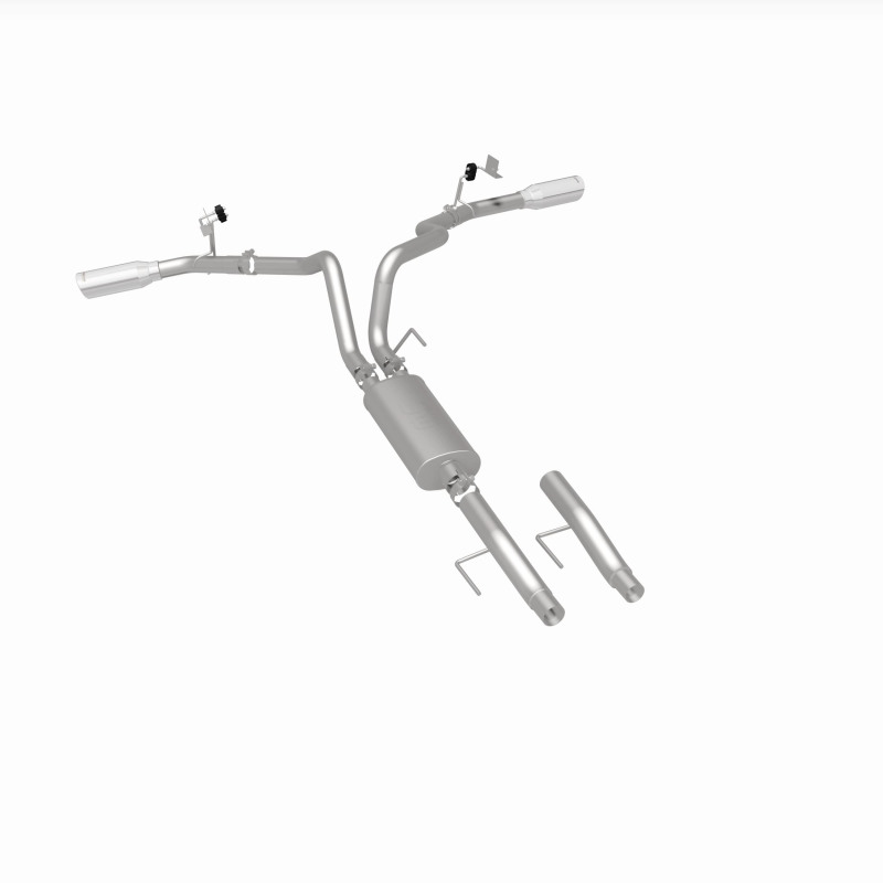 Ford F-150 Performance Exhaust - Rear - Magnaflow - Street Series Cat Back, Dual Tips - Polished - `15-`25