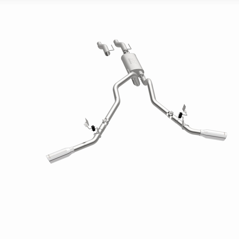 Ford F-150 Performance Exhaust - Rear - Magnaflow - Street Series Cat Back, Dual Tips - Polished - `15-`25