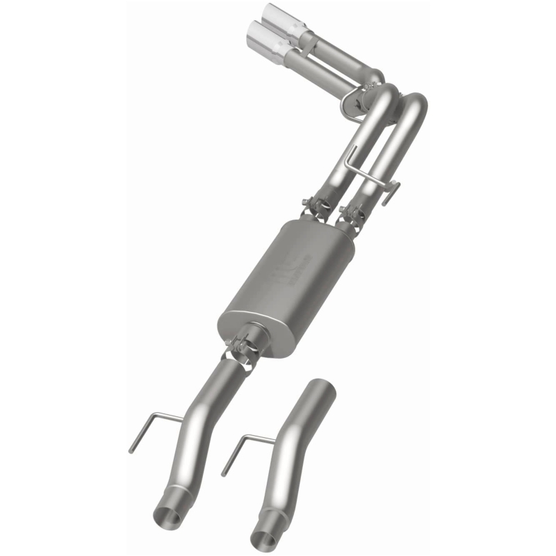 Ford F-150 Performance Exhaust - Rear Exit - Magnaflow - Street Series Cat-Back - Polished - `15-`23