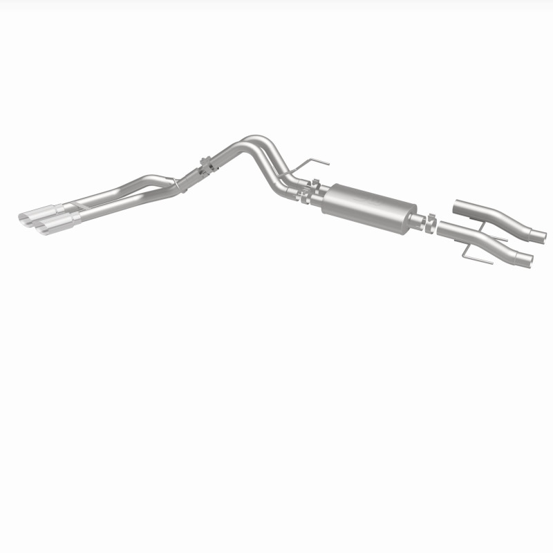 Ford F-150 Performance Exhaust - Rear Exit - Magnaflow - Street Series Cat-Back - Polished - `15-`23