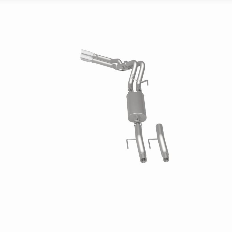 Ford F-150 Performance Exhaust - Rear Exit - Magnaflow - Street Series Cat-Back - Polished - `15-`23