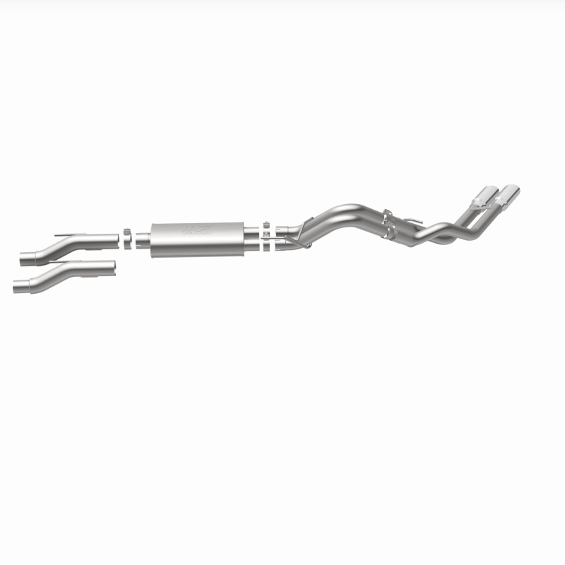 Ford F-150 Performance Exhaust - Rear Exit - Magnaflow - Street Series Cat-Back - Polished - `15-`23