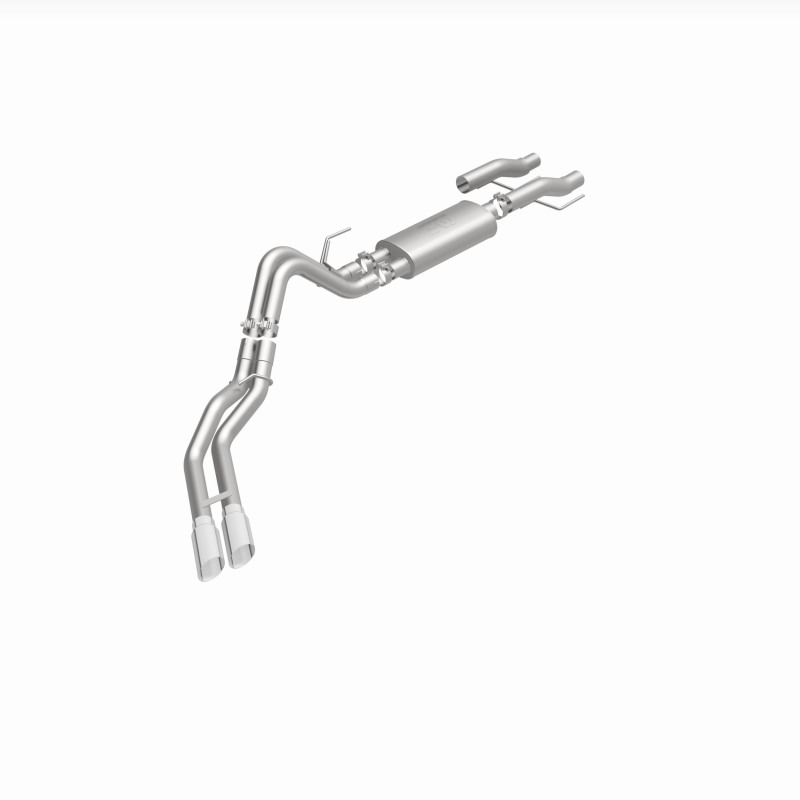 Ford F-150 Performance Exhaust - Rear Exit - Magnaflow - Street Series Cat-Back - Polished - `15-`23