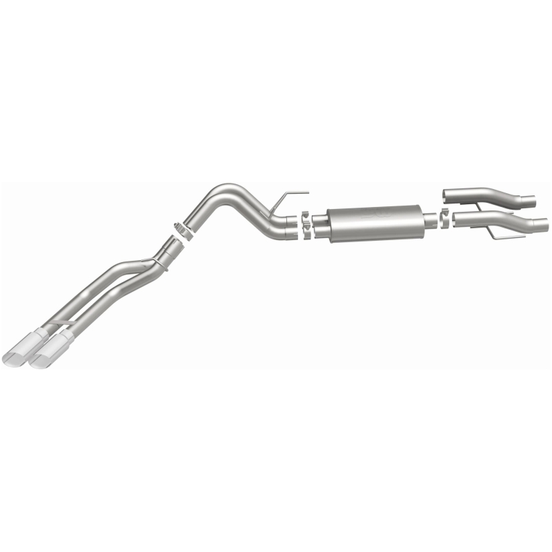 Ford F-150 Performance Exhaust - Rear Exit - Magnaflow - Street Series Cat-Back - Polished - `15-`23