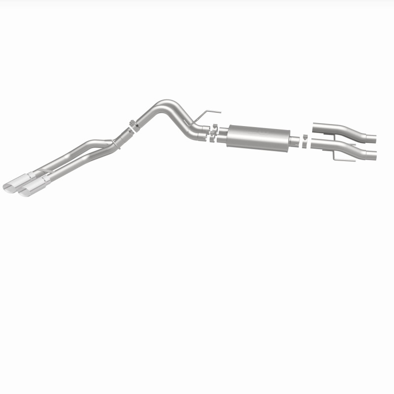 Ford F-150 Performance Exhaust - Rear Exit - Magnaflow - Street Series Cat-Back - Polished - `15-`23