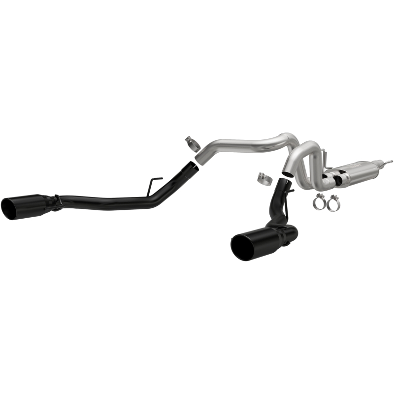 Ford F-150 Performance Exhaust - Rear - Magnaflow - NEO Series Cat Back - Black - `21-`25