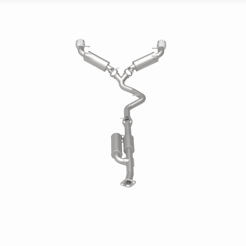 Toyota GR86 Performance Exhaust - Dual Rear Exit - Magnaflow - NEO Series Cat-Back with No Drone Technology (NDT), Mandrel Bent, 4.5