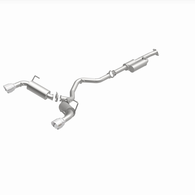 Toyota GR86 Performance Exhaust - Dual Rear Exit - Magnaflow - NEO Series Cat-Back with No Drone Technology (NDT), Mandrel Bent, 4.5