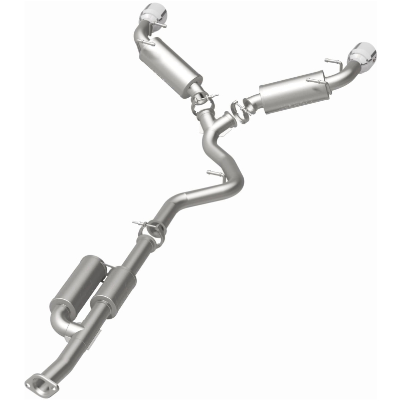 Toyota GR86 Performance Exhaust - Dual Rear Exit - Magnaflow - NEO Series Cat-Back with No Drone Technology (NDT), Mandrel Bent, 4.5