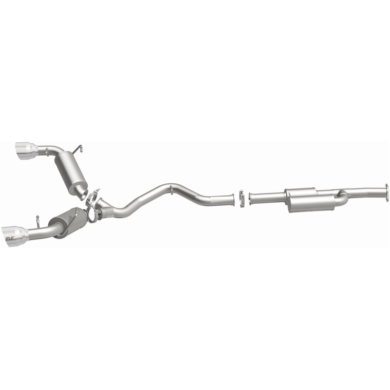 Toyota GR86 Performance Exhaust - Dual Rear Exit - Magnaflow - NEO Series Cat-Back with No Drone Technology (NDT), Mandrel Bent, 4.5