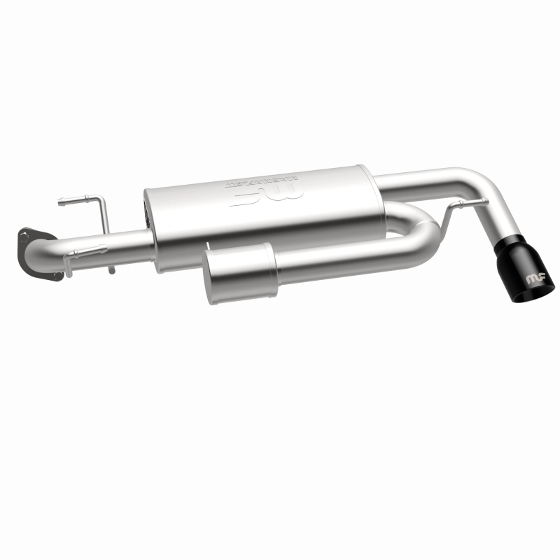 Subaru XV Crosstrek Performance Exhaust - Single Passenger Side Rear Exit - Magnaflow - Axle Back with No Drone Technology (NDT) - Black Chrome - `18-`23
