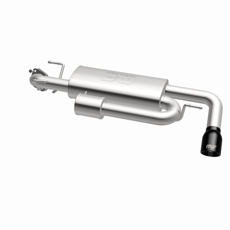 Subaru XV Crosstrek Performance Exhaust - Single Passenger Side Rear Exit - Magnaflow - Axle Back with No Drone Technology (NDT) - Black Chrome - `18-`23