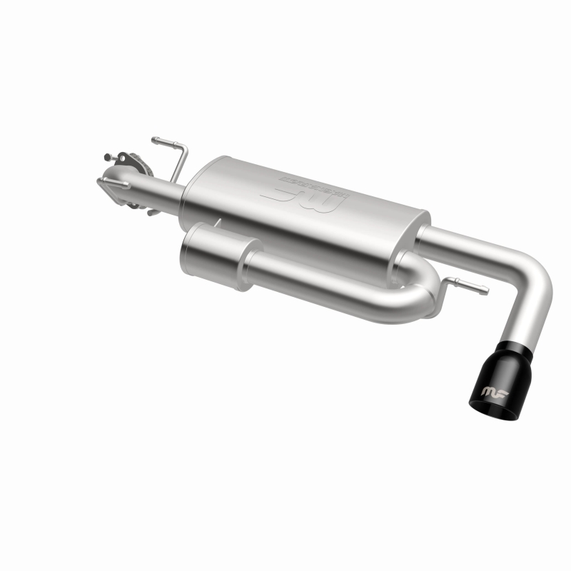 Subaru XV Crosstrek Performance Exhaust - Single Passenger Side Rear Exit - Magnaflow - Axle Back with No Drone Technology (NDT) - Black Chrome - `18-`23