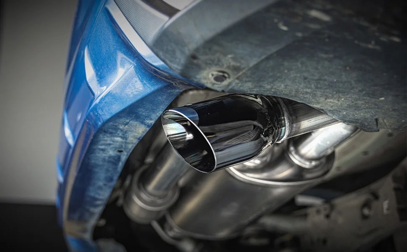 Subaru XV Crosstrek Performance Exhaust - Single Passenger Side Rear Exit - Magnaflow - Axle Back with No Drone Technology (NDT) - Black Chrome - `18-`23