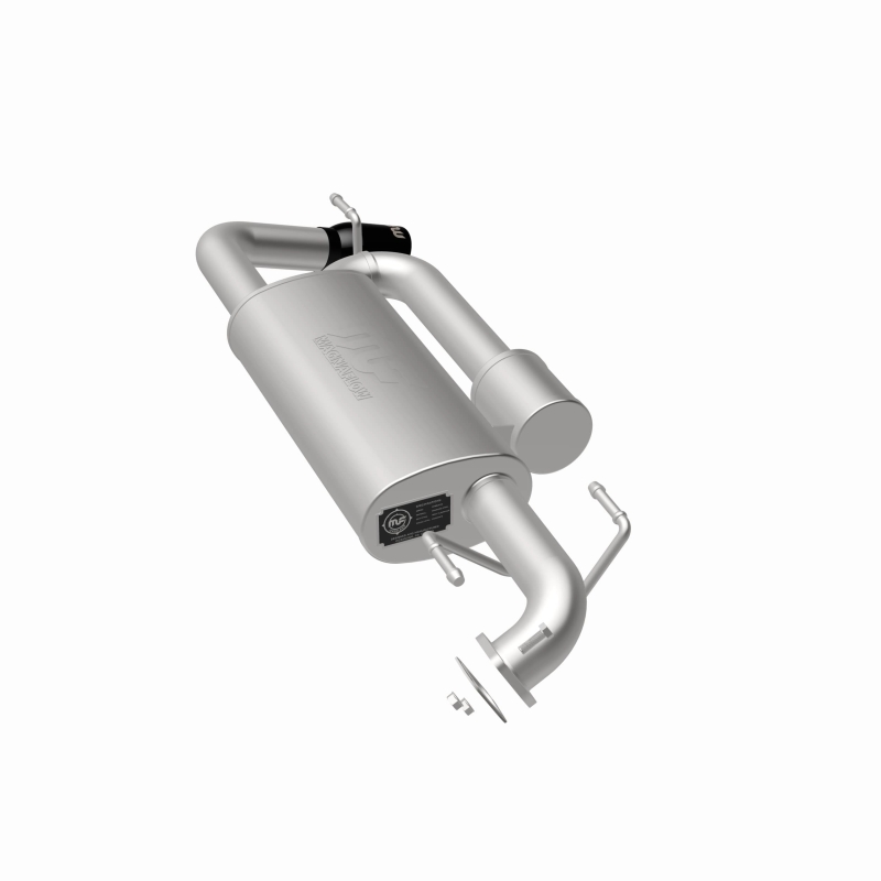 Subaru XV Crosstrek Performance Exhaust - Single Passenger Side Rear Exit - Magnaflow - Axle Back with No Drone Technology (NDT) - Black Chrome - `18-`23