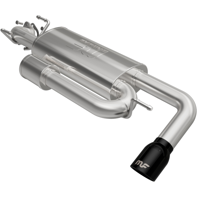 Subaru XV Crosstrek Performance Exhaust - Single Passenger Side Rear Exit - Magnaflow - Axle Back with No Drone Technology (NDT) - Black Chrome - `18-`23 Subaru XV Crosstrek Performance Exhaust - Single Passenger Side Rear Exit - Magnaflow - Axle Back with No Drone Technology (NDT) - Black Chrome - `18-`23