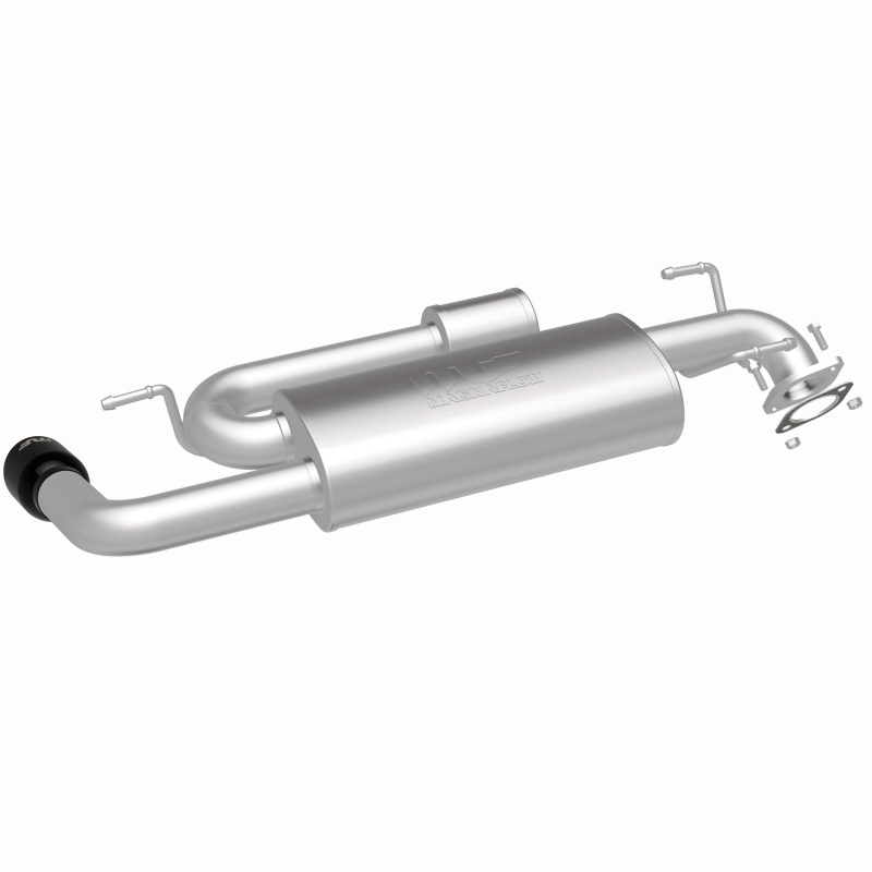 Subaru XV Crosstrek Performance Exhaust - Single Passenger Side Rear Exit - Magnaflow - Axle Back with No Drone Technology (NDT) - Black Chrome - `18-`23