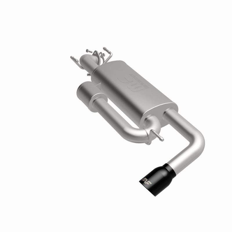 Subaru XV Crosstrek Performance Exhaust - Single Passenger Side Rear Exit - Magnaflow - Axle Back with No Drone Technology (NDT) - Black Chrome - `18-`23