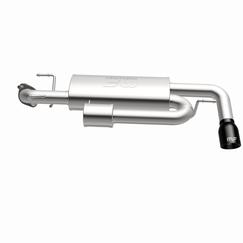Subaru XV Crosstrek Performance Exhaust - Single Passenger Side Rear Exit - Magnaflow - Axle Back with No Drone Technology (NDT) - Black Chrome - `18-`23