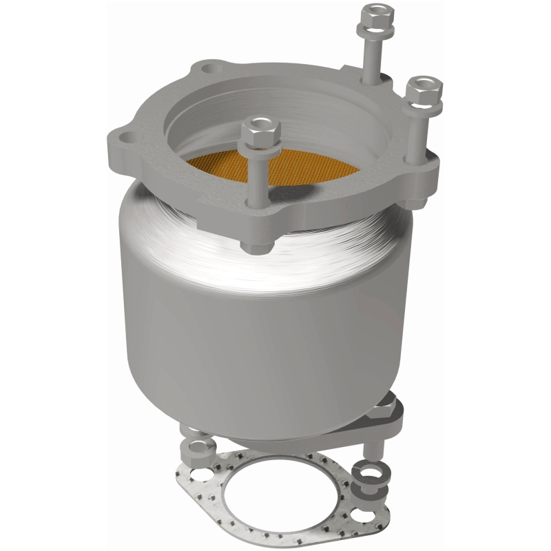 Kia Sedona Catalytic Converter - Rear - Magnaflow - Direct-Fit, OEM Grade - `02-`05