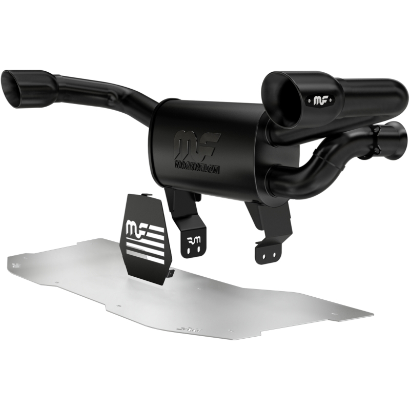 Can-Am Maverick X3 Performance Exhaust - Magnaflow - Competition Series Cat-Back, Dual Exit - Black - `17-`24