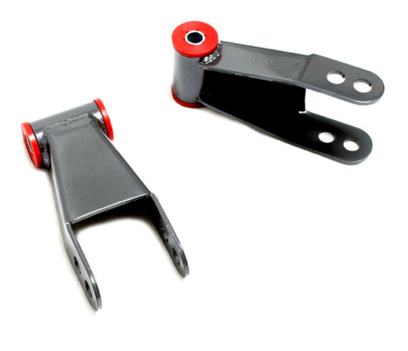 Ford F-150 Shackle Kit - Rear - Maxtrac - 2 in. Lowering - Grey - `04-`14 Ford F-150 Shackle Kit - Rear - Maxtrac - 2 in. Lowering - Grey - `04-`14